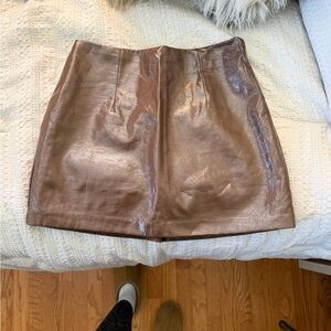 Abercrombie leather skort